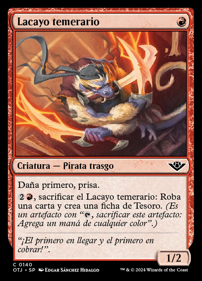 Lacayo temerario