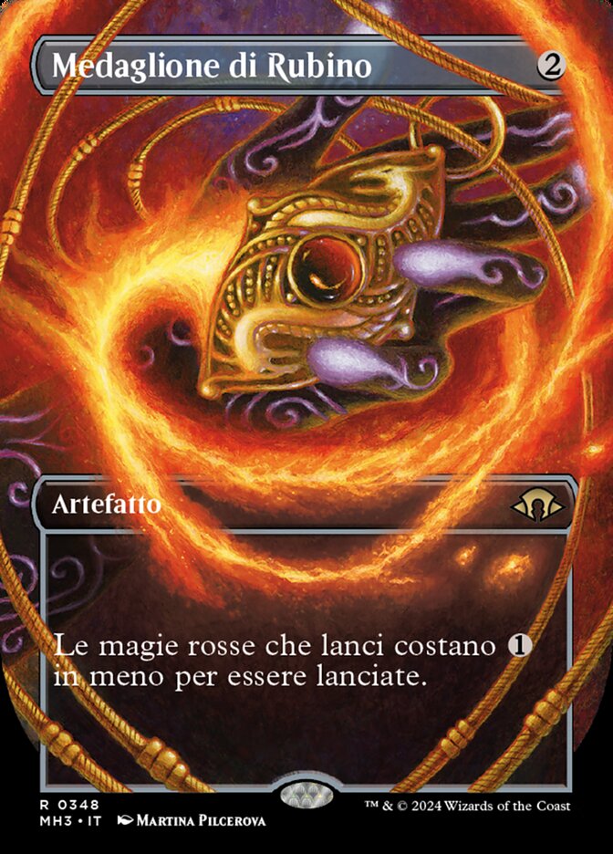 Medaglione di Rubino