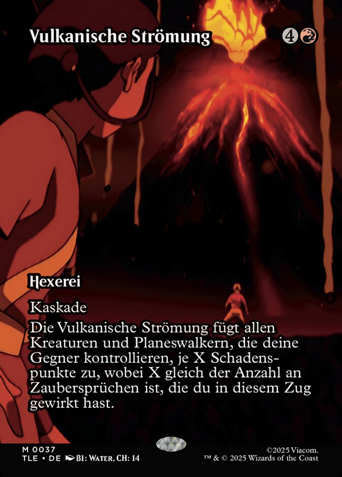 Vulkanische Strömung