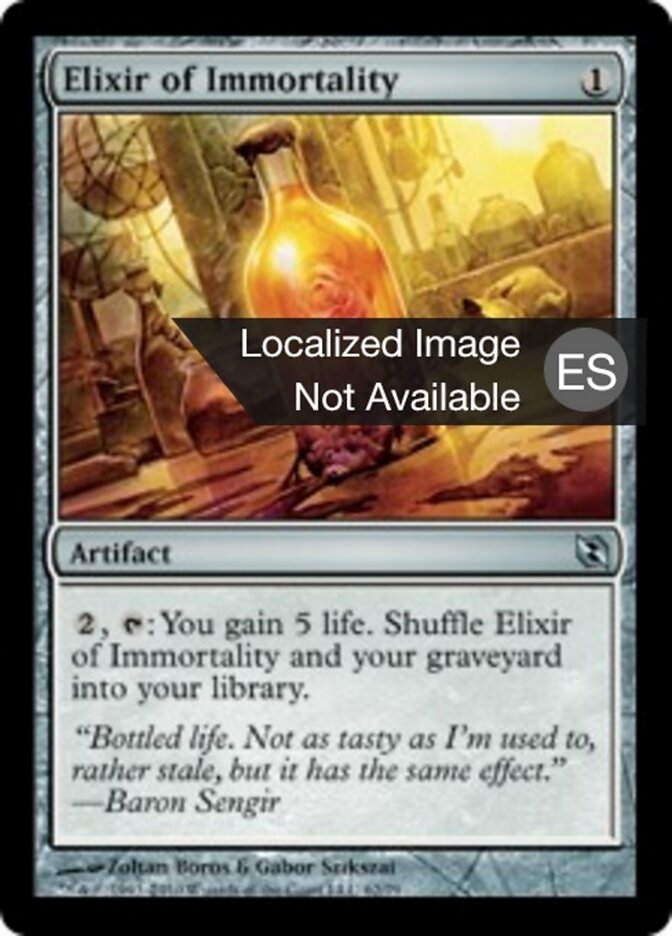 Elixir de inmortalidad