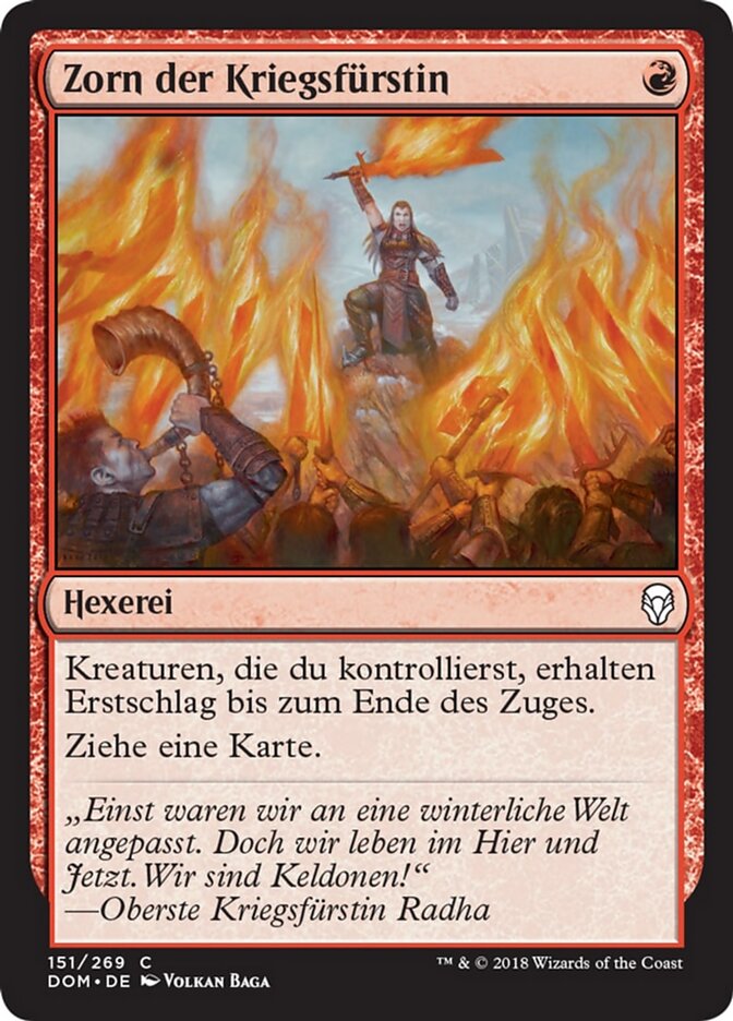 Zorn der Kriegsfürstin