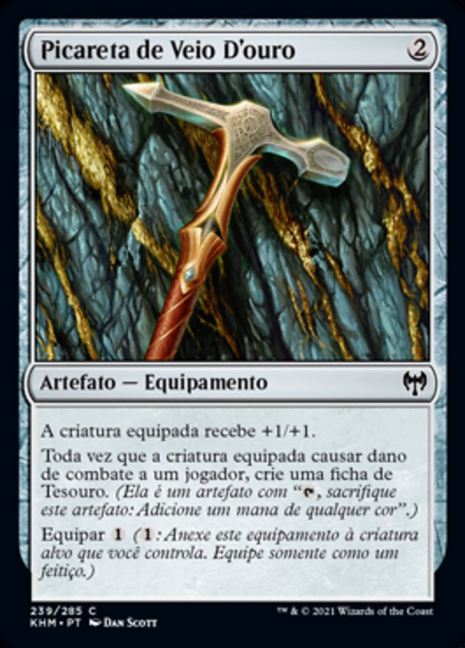 Picareta de Veio D'ouro