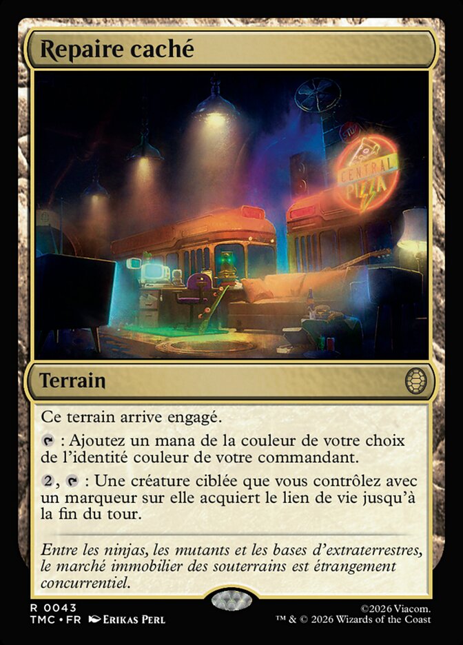 Repaire caché