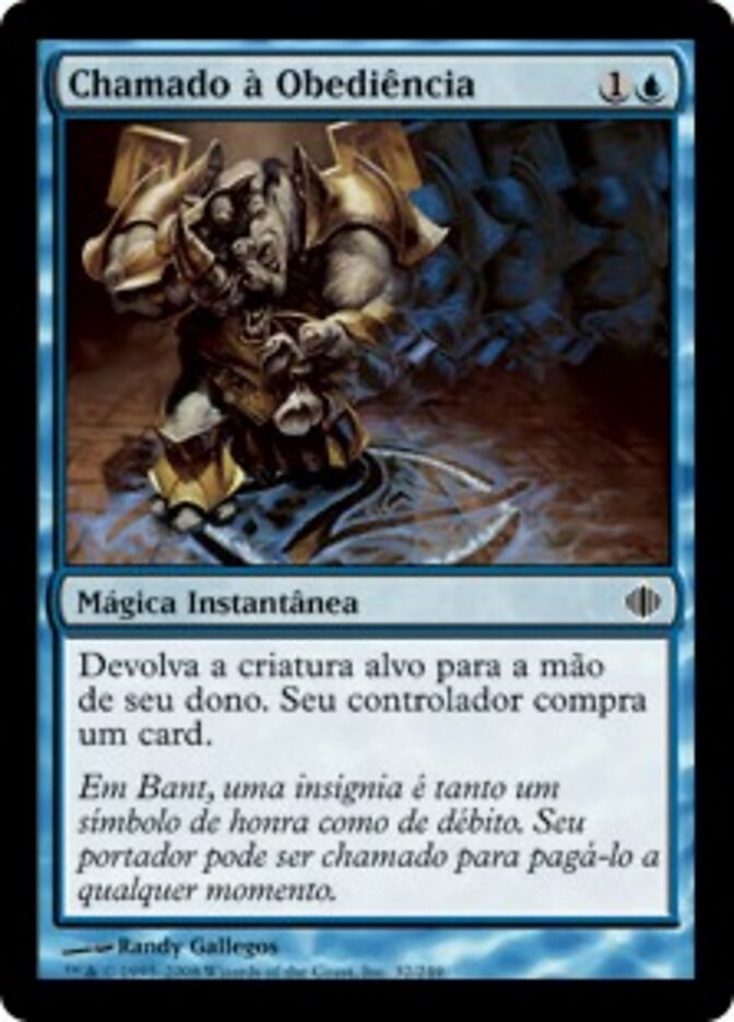 Chamado à Obediência