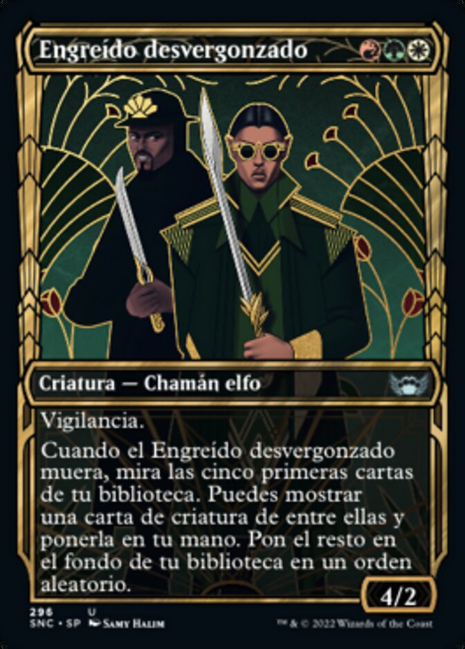 Engreído desvergonzado