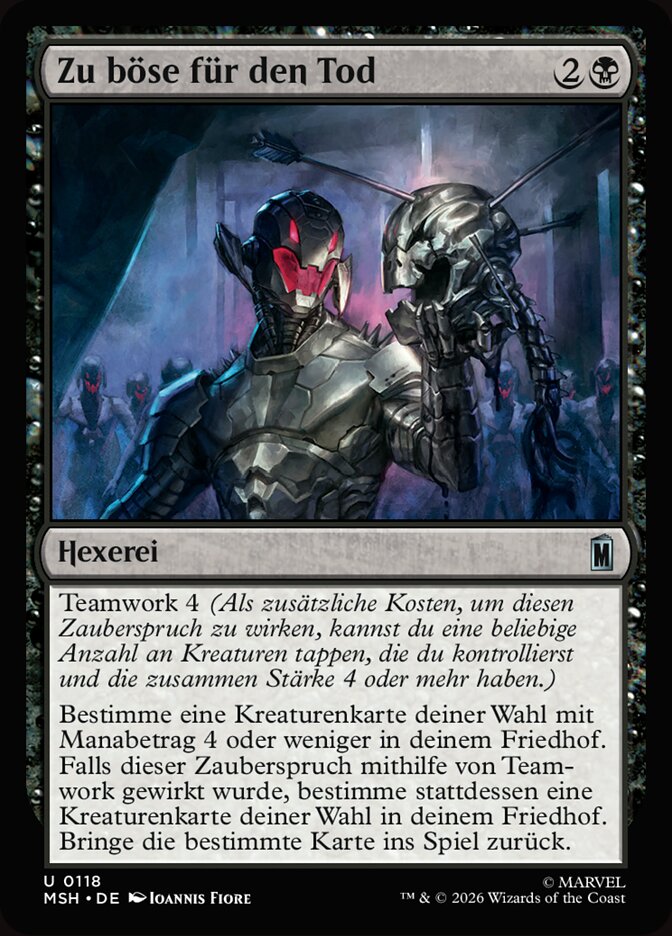 Zu böse für den Tod