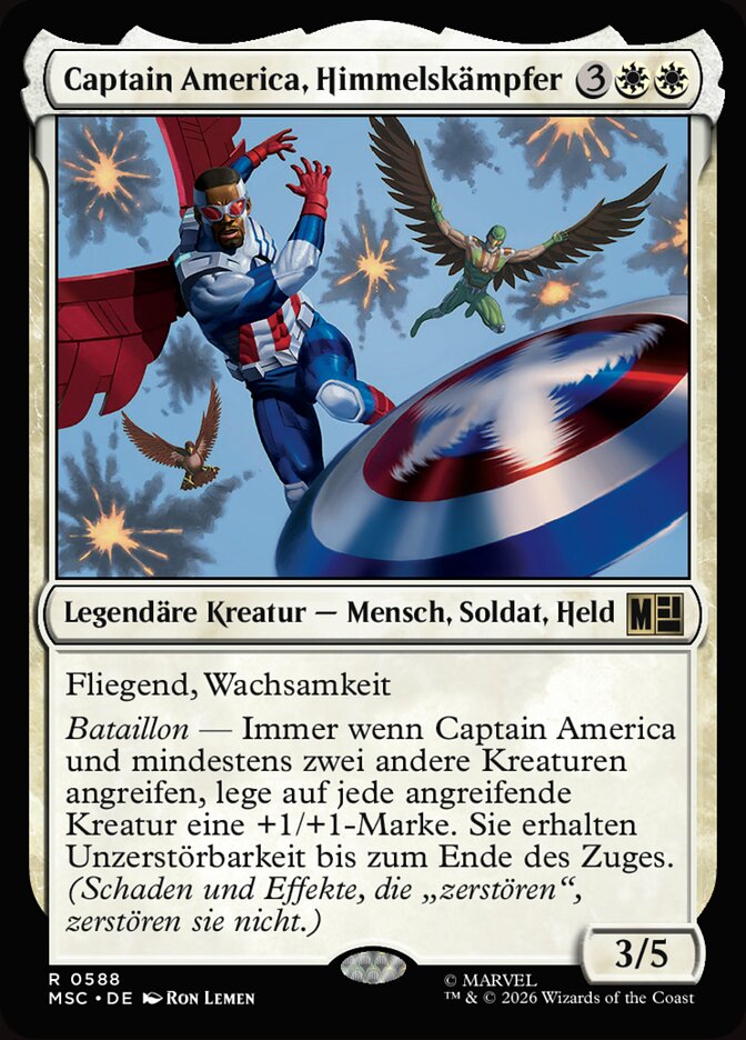 Captain America, Himmelskämpfer