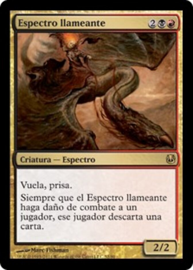 Espectro llameante