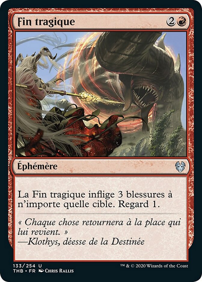 Fin tragique