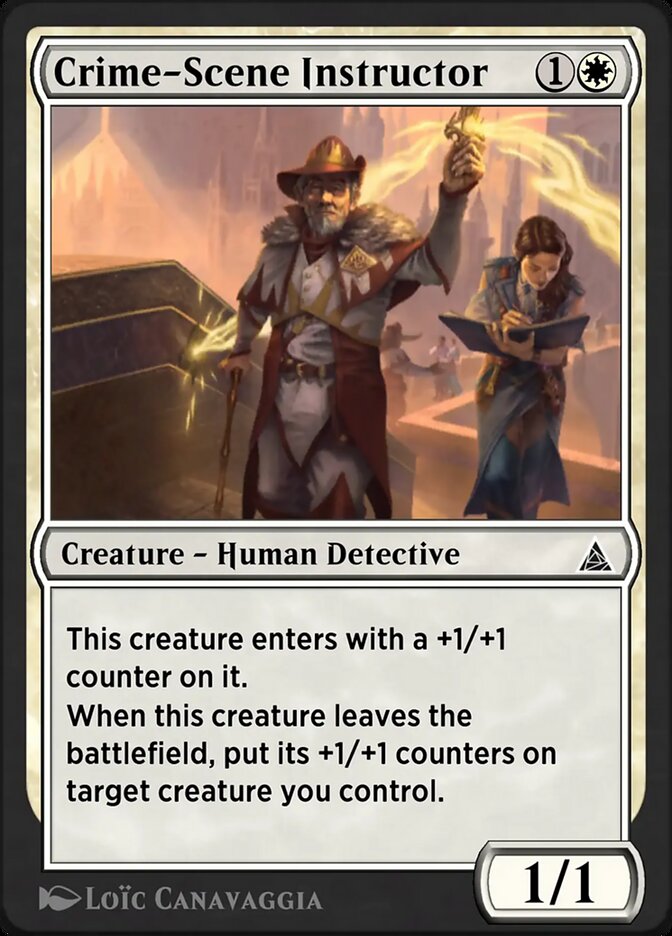 Crime-Scene Instructor