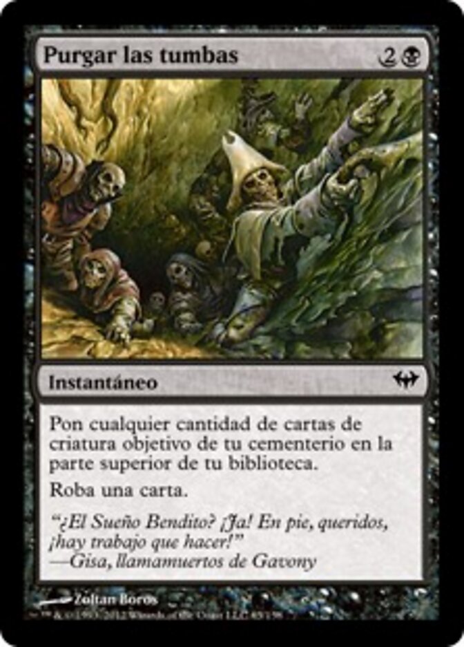 Purgar las tumbas