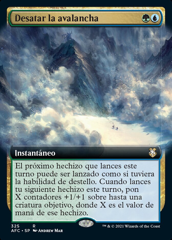 Desatar la avalancha