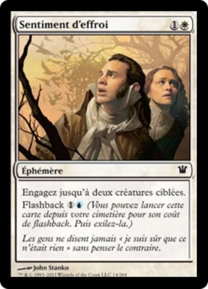 Sentiment d'effroi