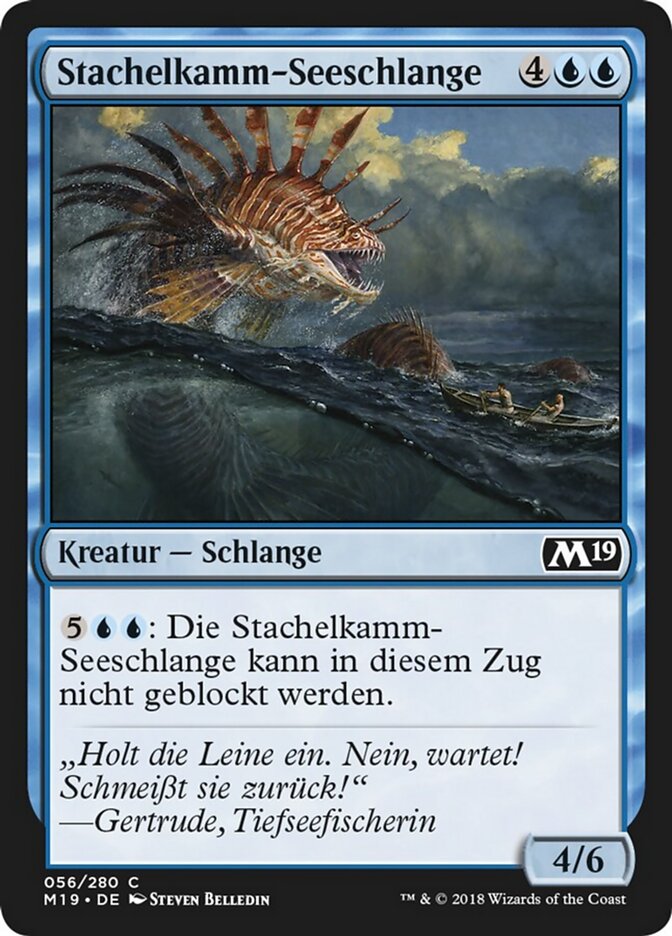 Stachelkamm-Seeschlange
