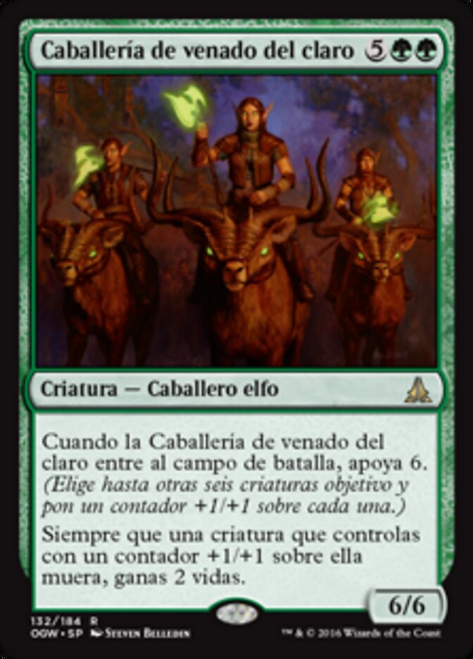 Caballería de venado del claro