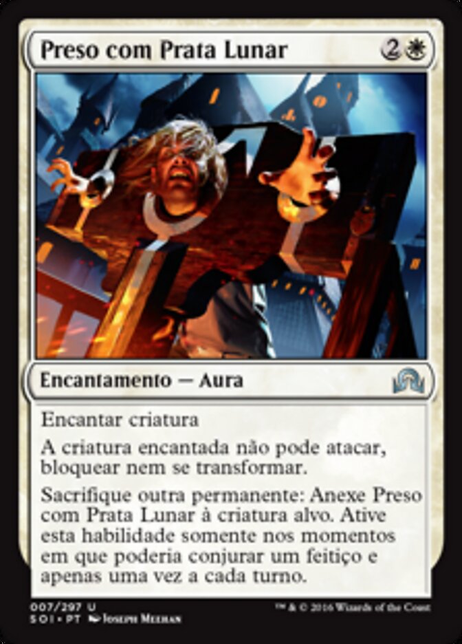 Preso com Prata Lunar