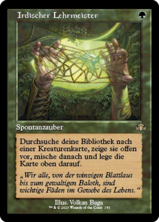 Irdischer Lehrmeister