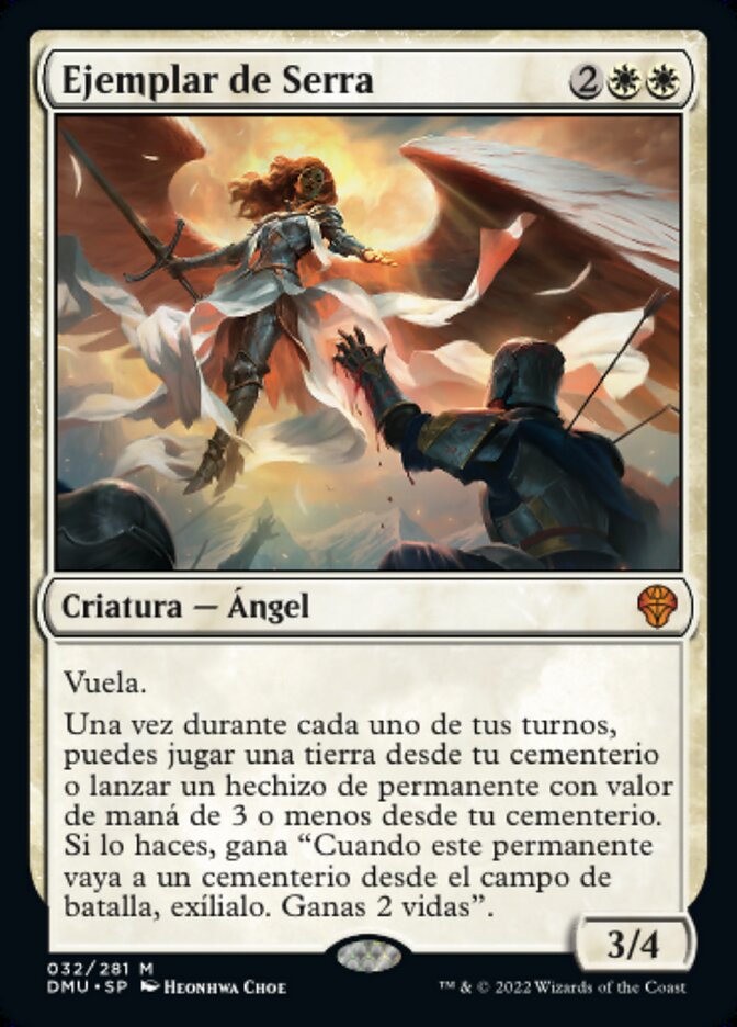 Ejemplar de Serra