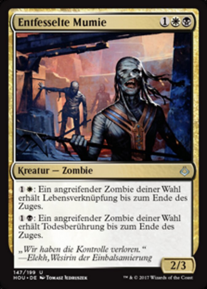 Entfesselte Mumie