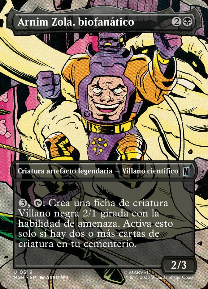 Arnim Zola, biofanático
