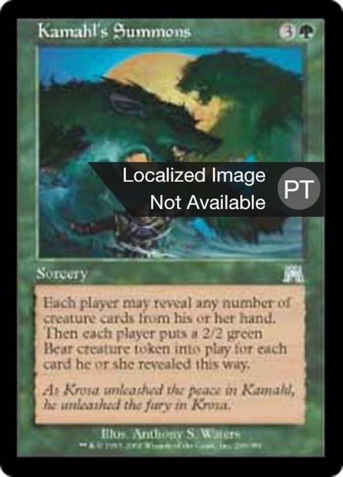 Invocações de Kamahl