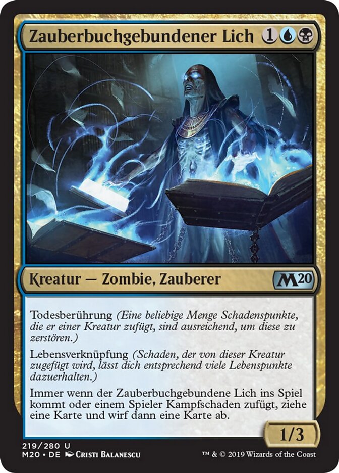 Zauberbuchgebundener Lich