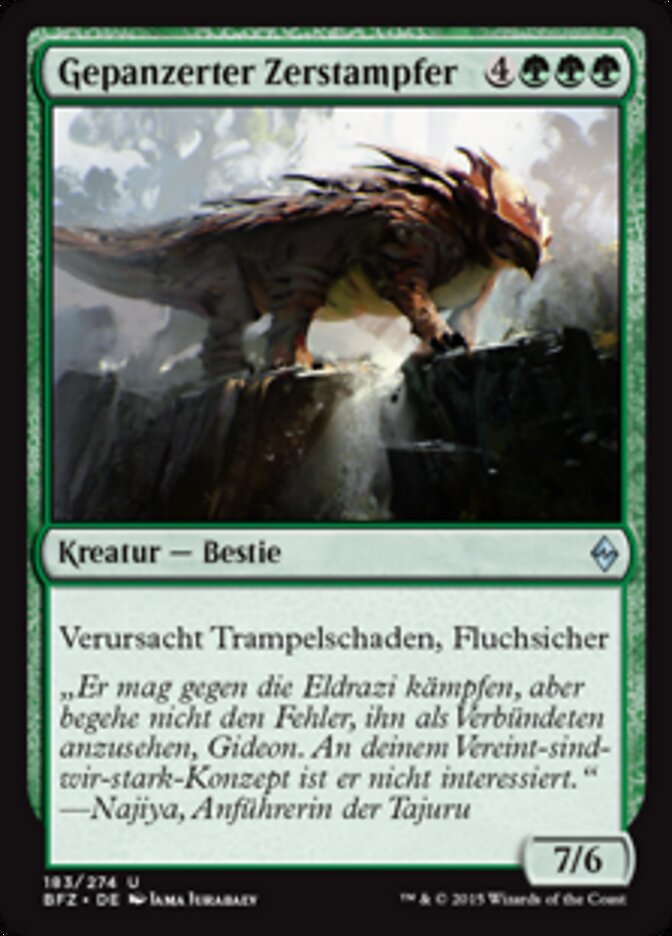 Gepanzerter Zerstampfer
