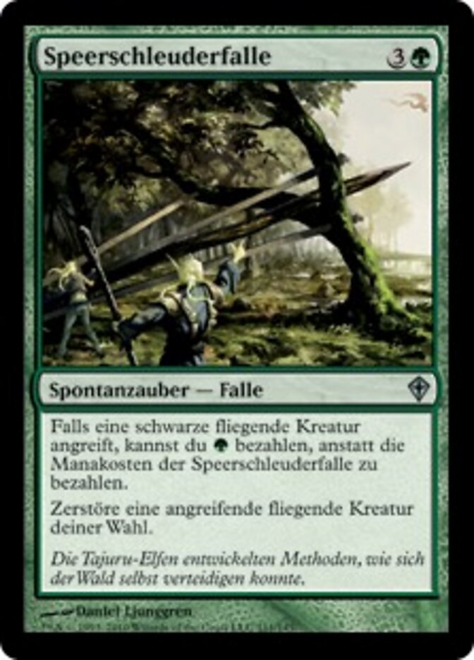 Speerschleuderfalle