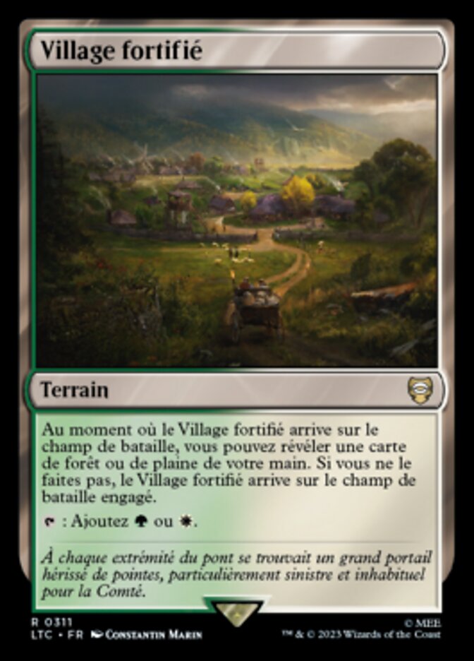 Village fortifié