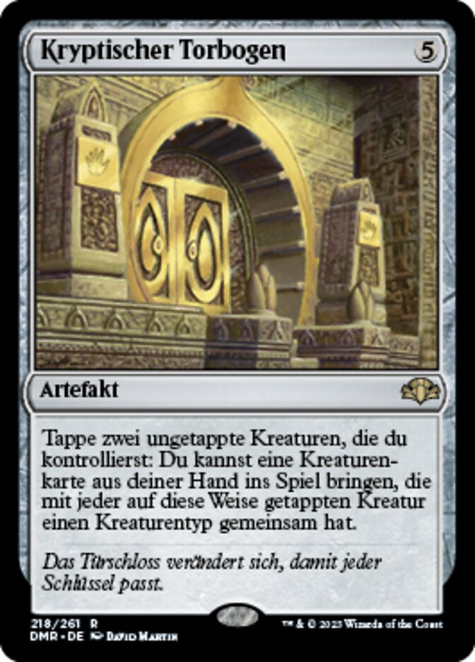 Kryptischer Torbogen