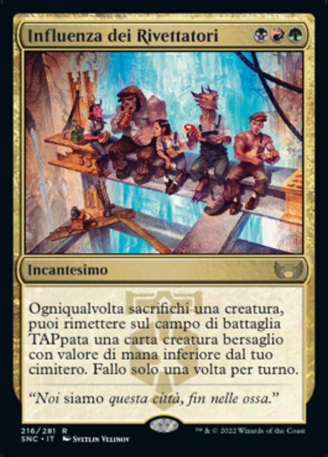 Influenza dei Rivettatori