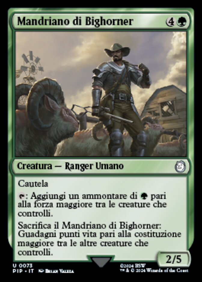 Mandriano di Bighorner