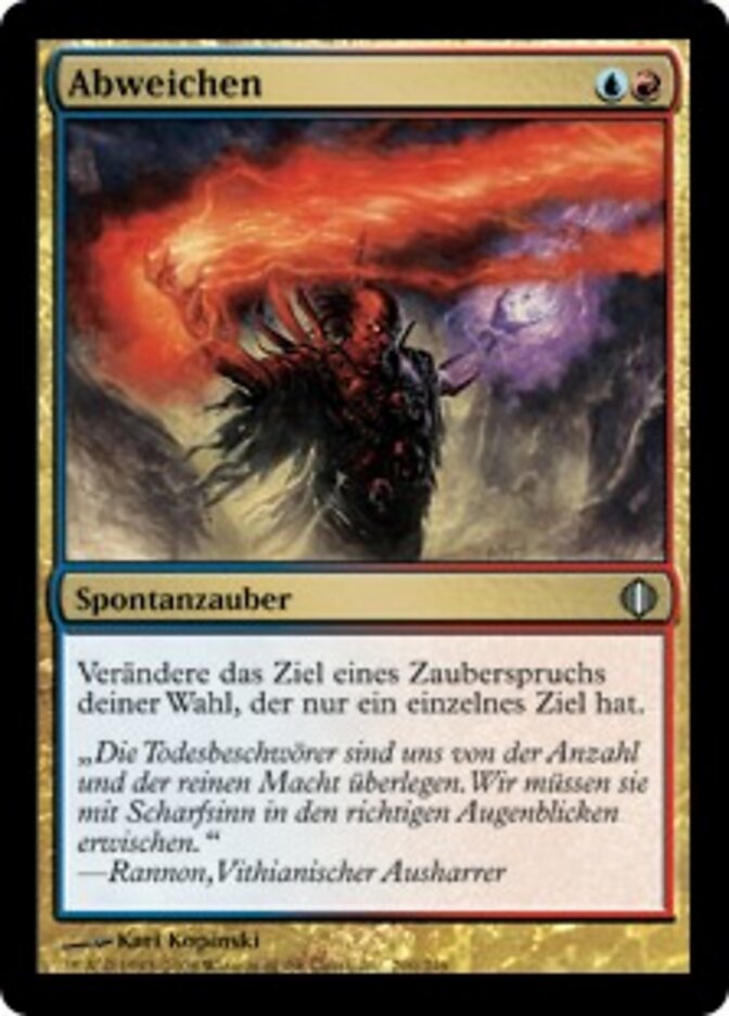 Abweichen