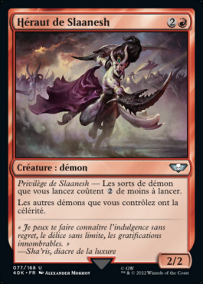 Héraut de Slaanesh