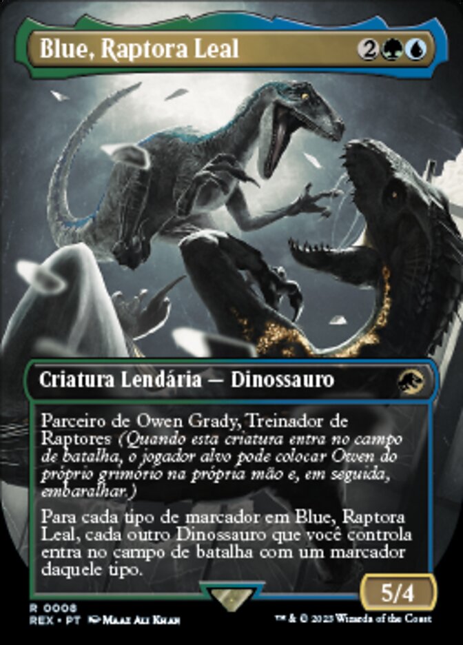 Blue, Raptora Leal