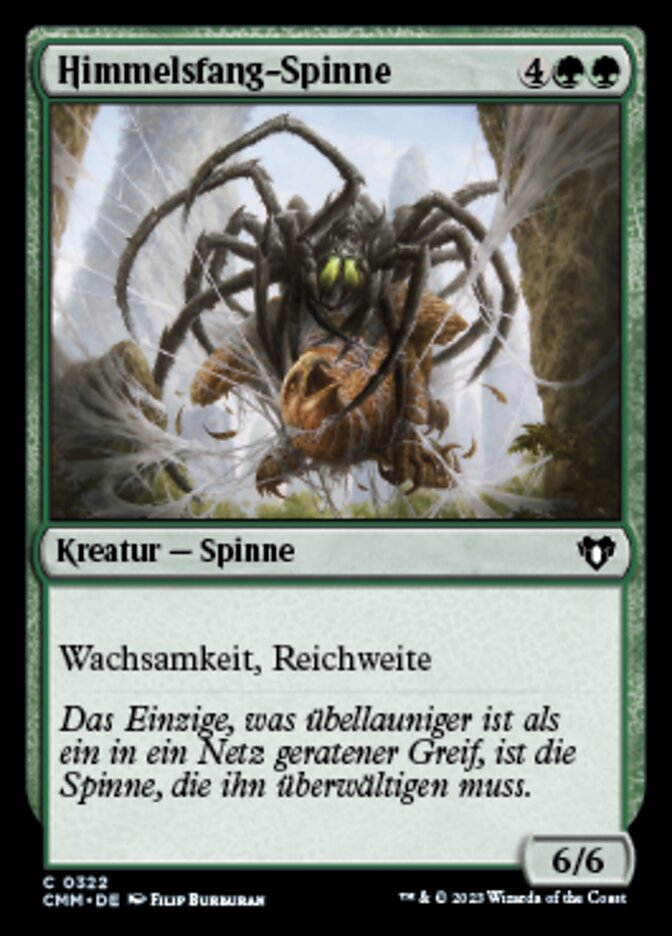 Himmelsfang-Spinne