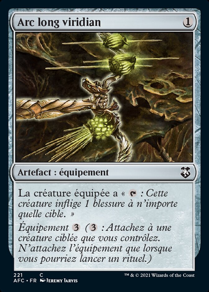 Arc long viridian