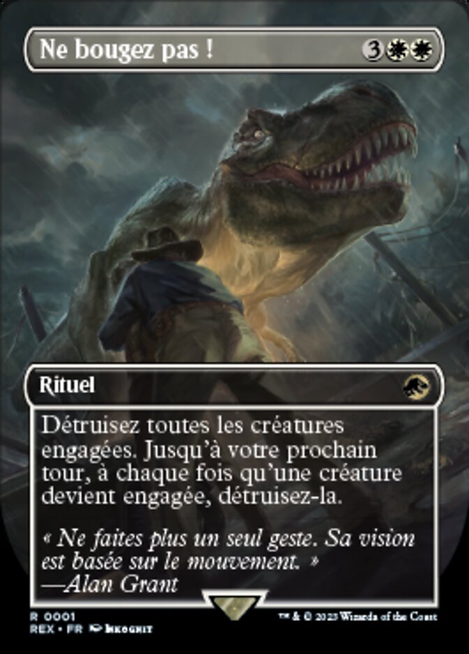 Ne bougez pas !