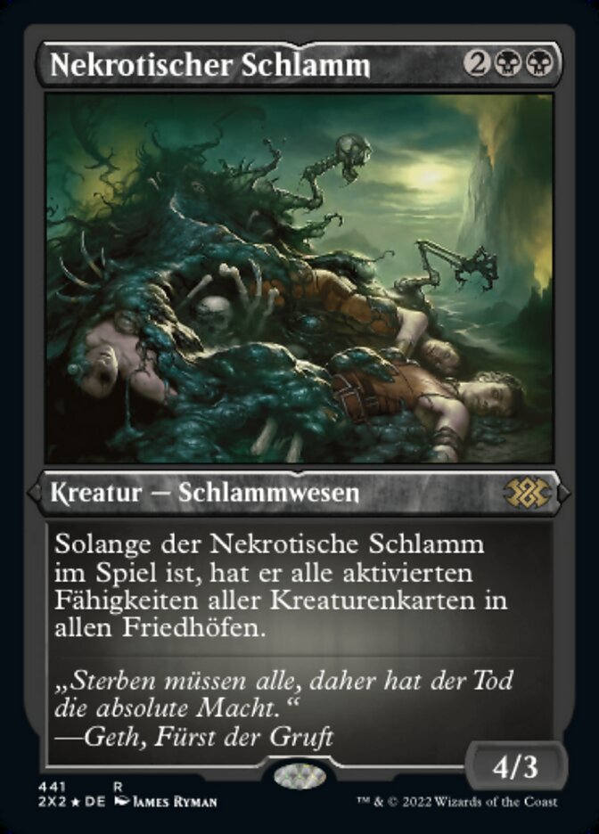 Nekrotischer Schlamm