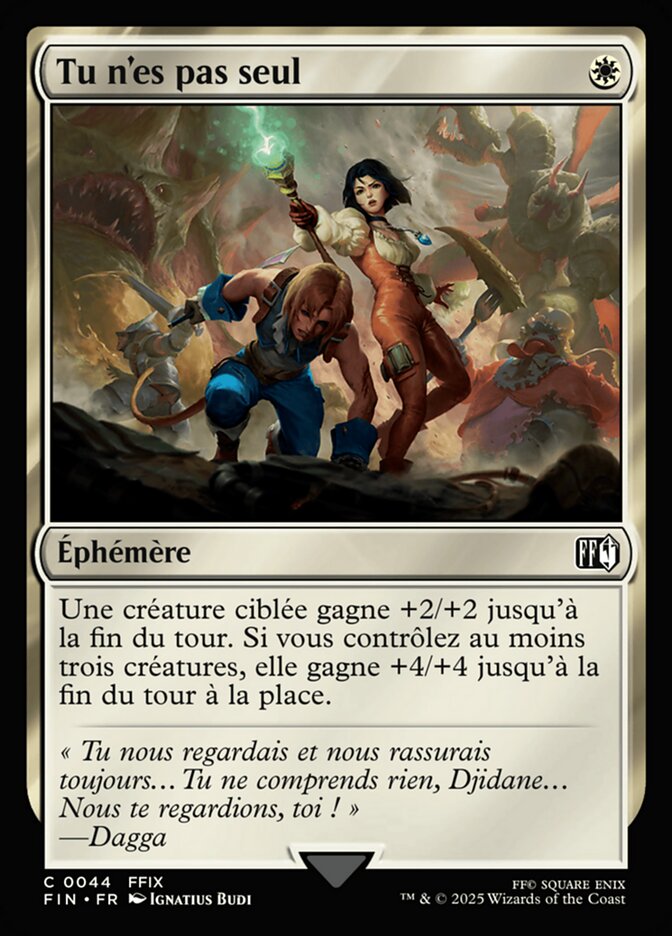 Tu n'es pas seul