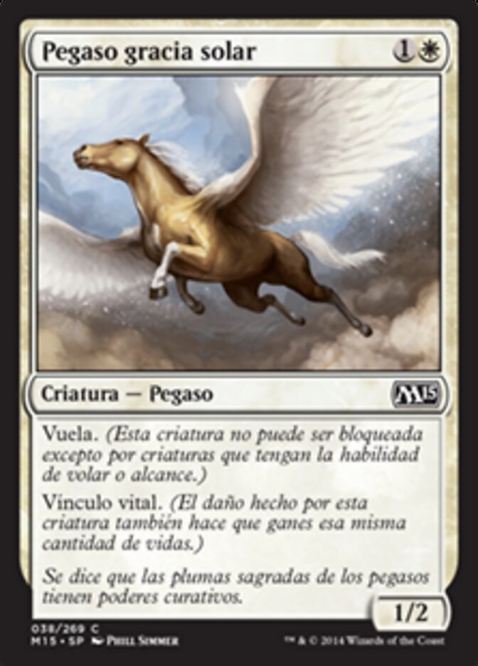 Pegaso gracia solar