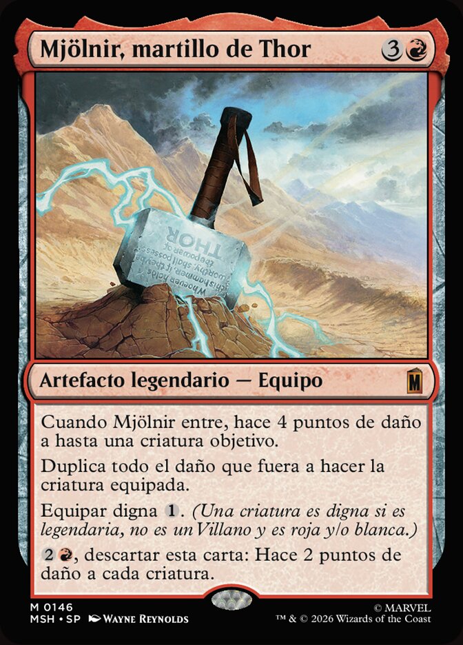 Mjölnir, martillo de Thor