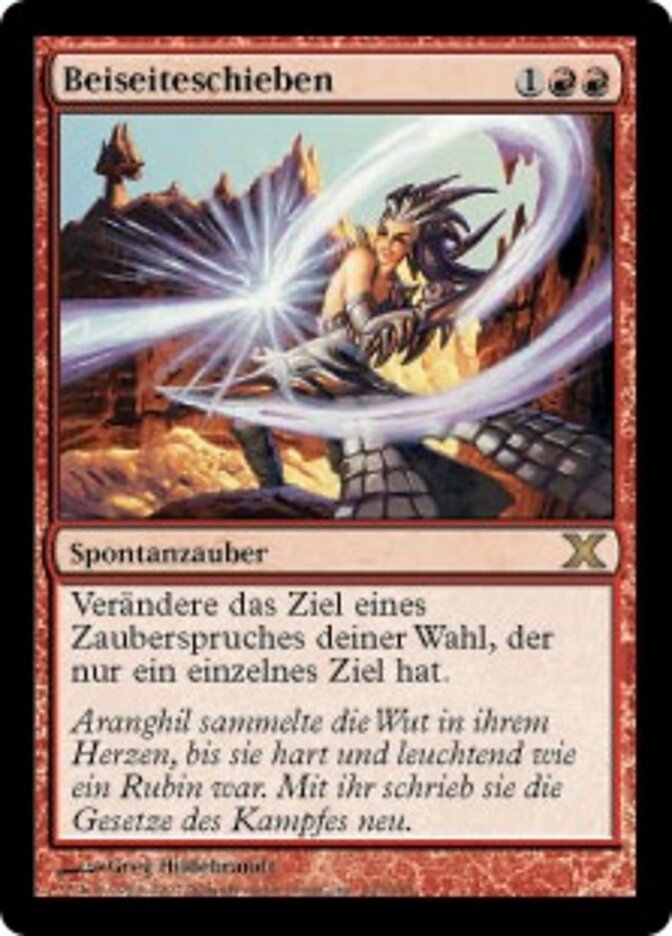 Beiseiteschieben