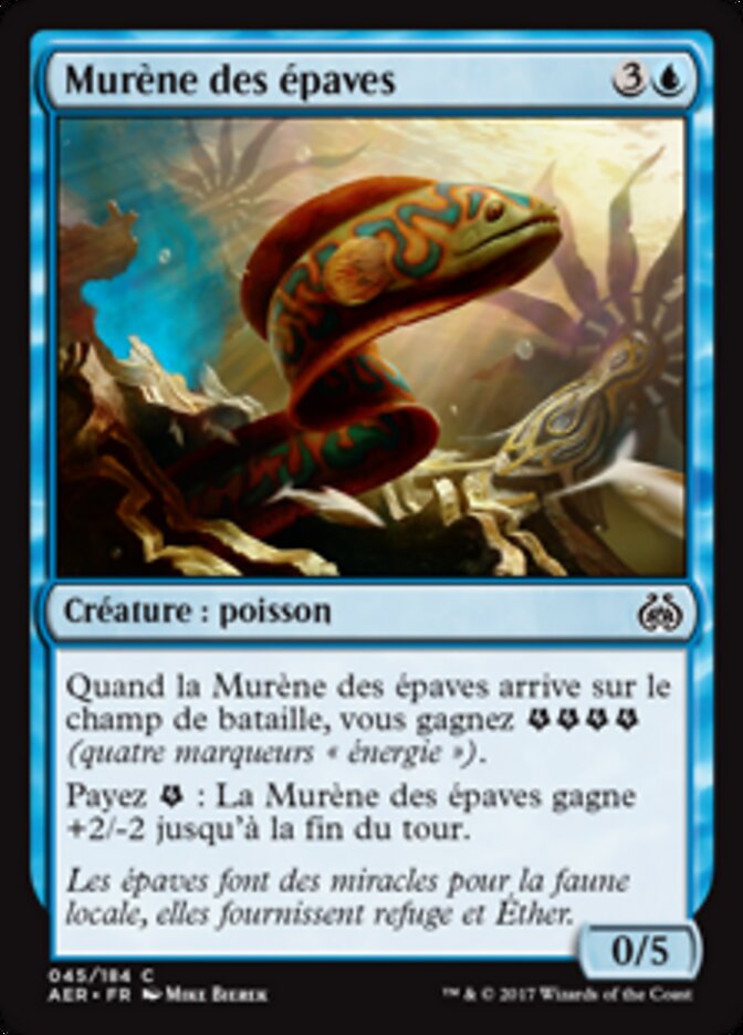 Murène des épaves