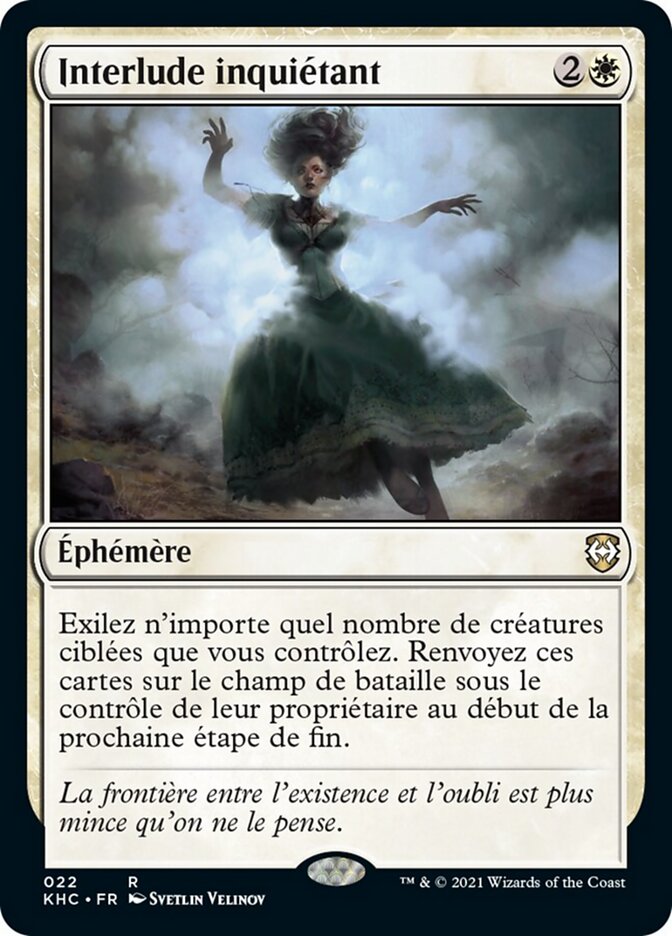 Interlude inquiétant