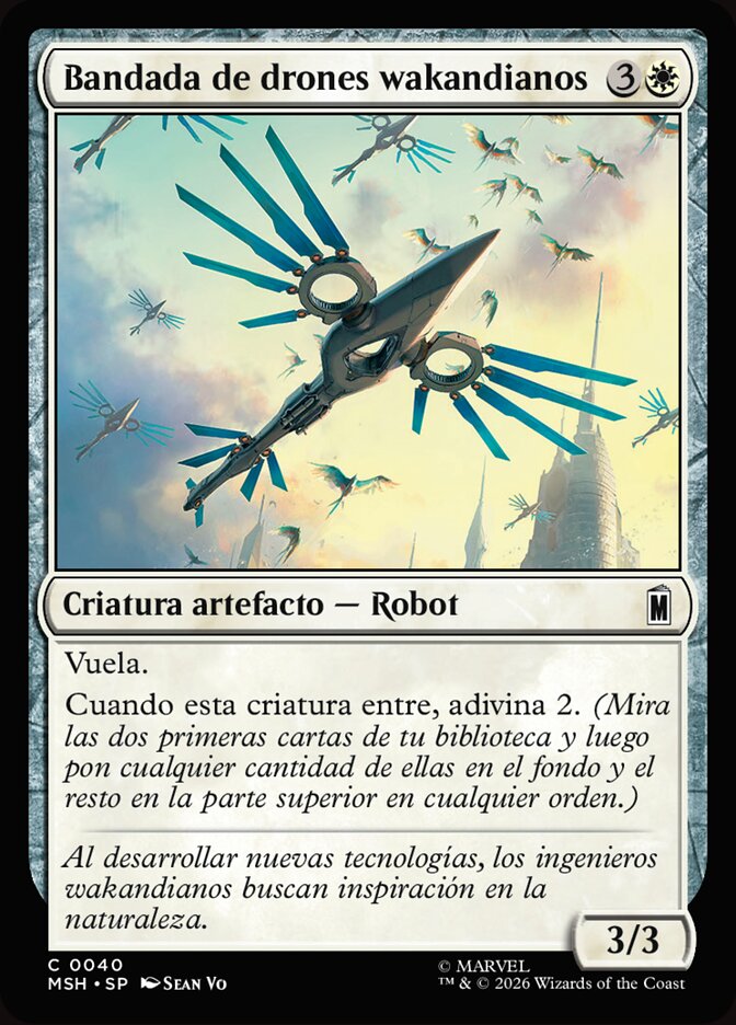 Bandada de drones wakandianos