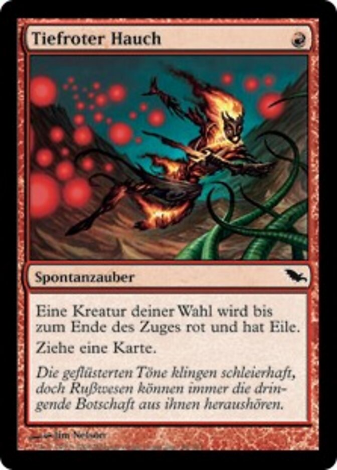 Tiefroter Hauch