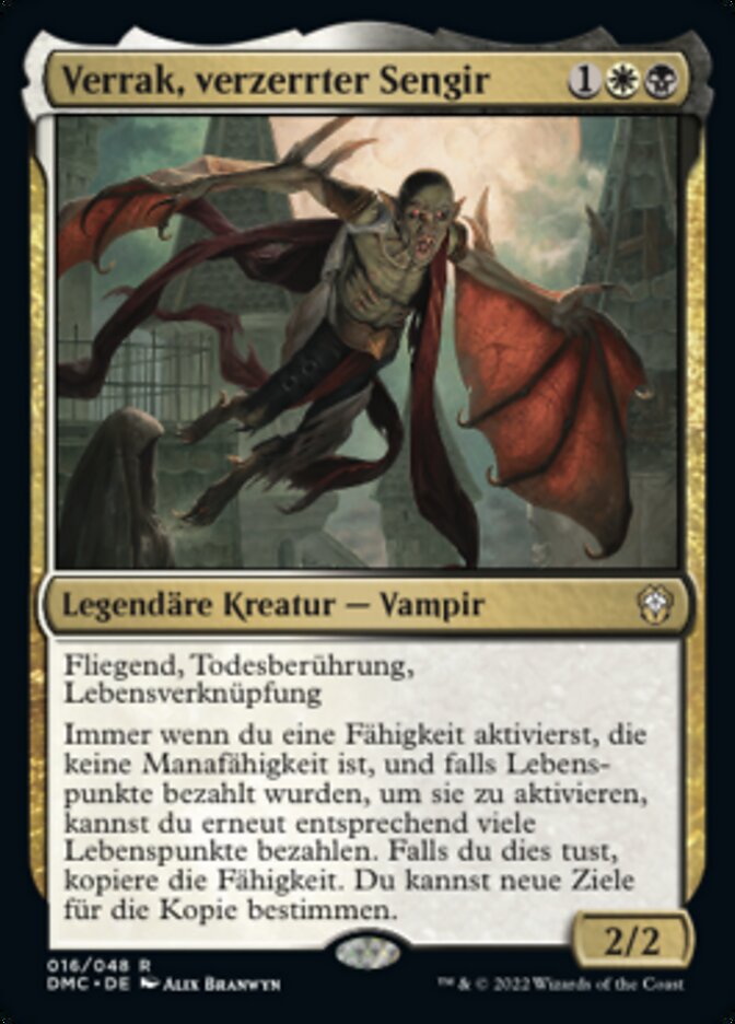 Verrak, verzerrter Sengir