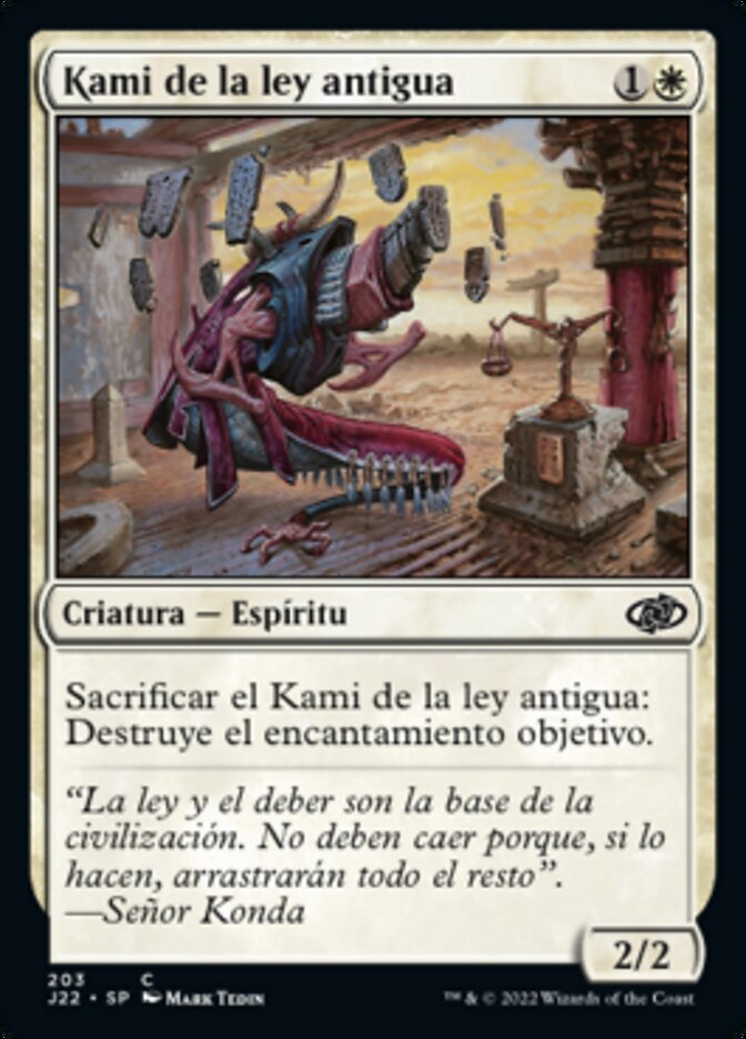 Kami de la ley antigua