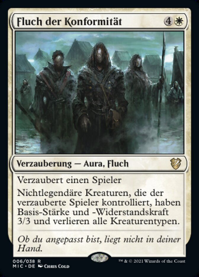 Fluch der Konformität